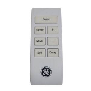 GE Air Conditioner Remote Control White Speed Mode Eco Delay Buttons WJ26X27734